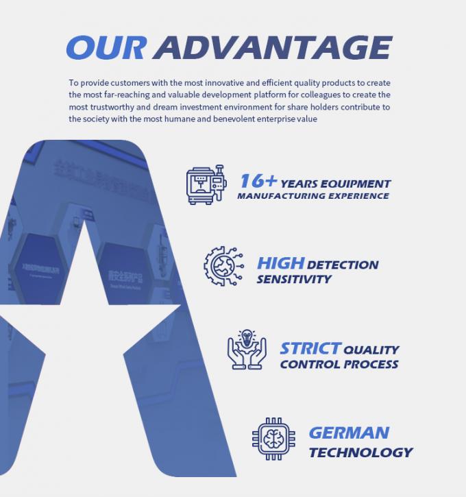 อุโมงค์สายพานลำเลียงความไวสูง หน้าจอสัมผัส เครื่องตรวจจับโลหะอาหาร ตรวจจับแม่นยำ 7