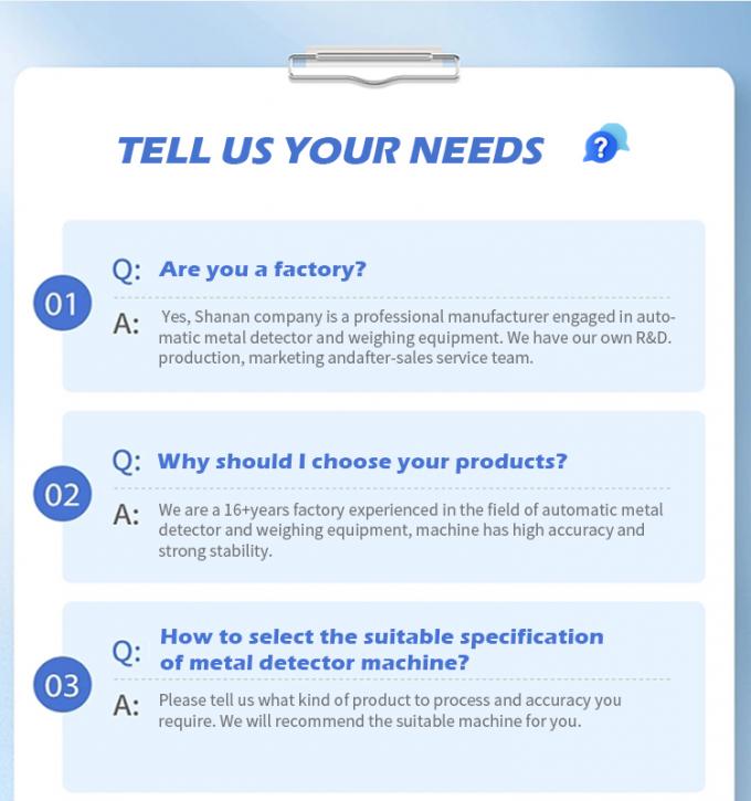 อุโมงค์สายพานลำเลียงความไวสูง หน้าจอสัมผัส เครื่องตรวจจับโลหะอาหาร ตรวจจับแม่นยำ 19