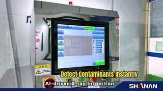 การตรวจสอบอาหารด้วยเอ็กซ์เรย์ตรวจจับกระจกโลหะ