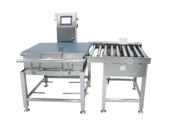 เครื่องตรวจสอบน้ำหนัก 380V สายพานลำเลียงอุตสาหกรรมอาหารแบบ Weight