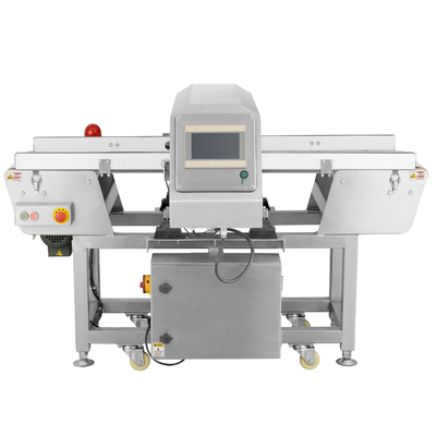 เครื่องตรวจจับโลหะสายพานลำเลียงอาหารเกรด 304 SUS 700 Mm ± 50 Mm ความสูง