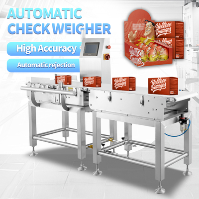 เครื่องคัดกรองน้ําในสาย คอนเวียร์เบลท์ ความเร็วสูง Checkweigher SUS304