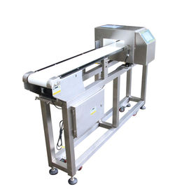 สายพานลำเลียงเครื่องตรวจจับโลหะแบบสัมผัส Customized Adjustment Belt Conveyor เครื่องตรวจจับโลหะหน้าจอสัมผัสสำหรับอุตสาหกรรมอาหาร