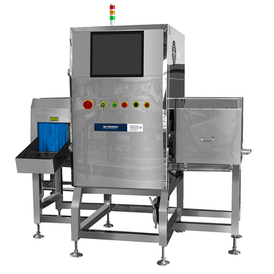 เครื่องขนส่งอาหาร X Ray เครื่องตรวจสอบความเร็ว 600 ผลิตภัณฑ์ต่อนาที และ 1.5kW การจัดหาพลังงาน