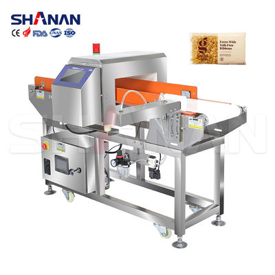 เครื่องตรวจจับโลหะที่มีความฉลาดมืออาชีพ เครื่องตรวจจับโลหะ De Metales Industriales เครื่องตรวจจับโลหะขนาดอุโมงค์ความเร็วที่กําหนดเอง