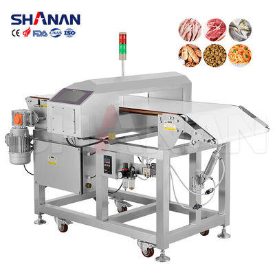 เครื่องตรวจจับโลหะบนสายพานลำเลียงสำหรับตรวจจับโลหะในแพนเค้ก ความกว้างในการตรวจจับ 300 มม. / 400 มม. / 500 มม.