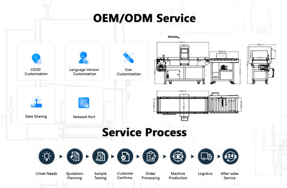 เครื่องตรวจจับโลหะอาหารที่แม่นยํา ด้วยขนาด 1200mm X 800mm X 1200mm และความแม่นยํา ± 0.1 G