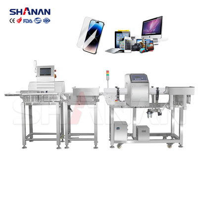 เครื่องขนส่งอุตสาหกรรมอัตโนมัติ Checkweigher เช็คน้ําหนัก เครื่องชั่งน้ําหนัก และเครื่องตรวจโลหะ