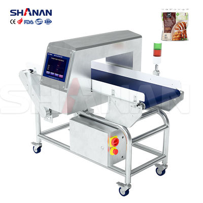 สายพานลำเลียงความไวสูง พร้อมเครื่องตรวจจับโลหะ สำหรับการผลิตอาหารประเภทถั่ว