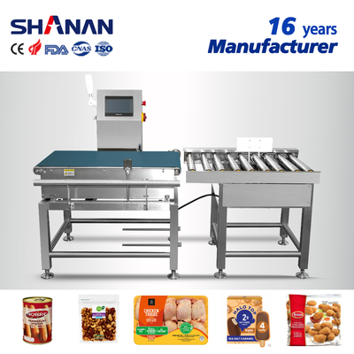 ใช้งานง่าย อัตโนมัติ การตรวจสอบอุตสาหกรรม Weigher ตรวจสอบ Weigher Scale Conveyor Weight Checker