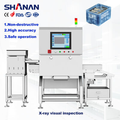 เครื่องตรวจจับโลหะเต็มรังสี X การปฏิเสธอัตโนมัติ
