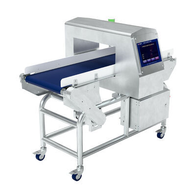 เครื่องตรวจจับโลหะอาหาร เข็มขัดขนส่ง ระเบิดหยุด การผลิตอาหาร ความปลอดภัย ความรู้สึกสูง ผู้ผลิตแท้