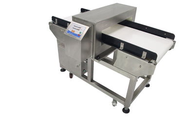 เครื่องตรวจจับโลหะฟอยล์อลูมิเนียมทนทานการตรวจสอบสายพานลำเลียงสำหรับบรรจุภัณฑ์ Tin Foil ขนาด 0.5 Mm Fe
